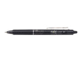 Pilot FriXion Clicker Erasable Retractable Gel Rollerball Pen 0.7mm Tip 0.35mm Line Black (Pack 12) - 229101201